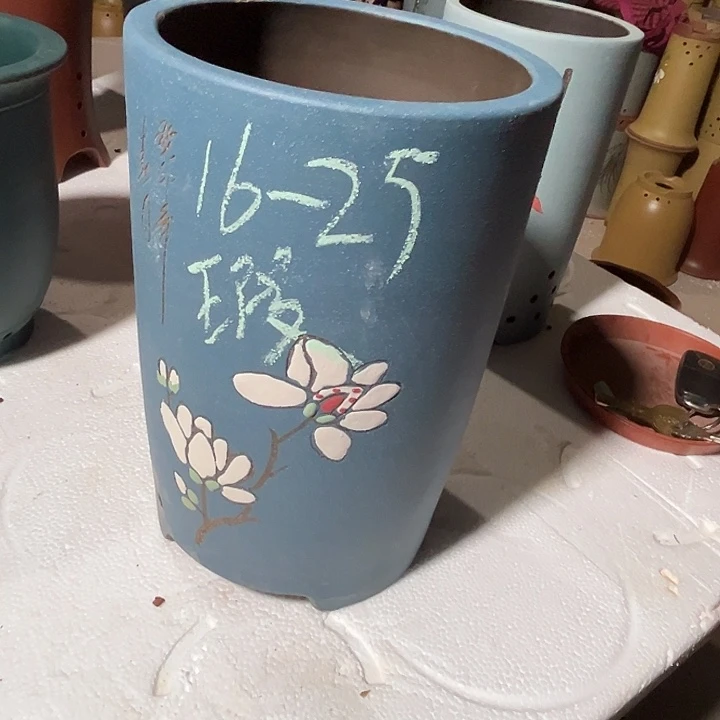 紫砂花盆宜兴紫砂兰花盆精品