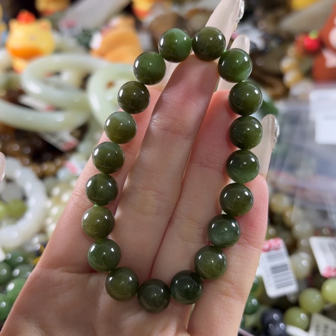 和田玉未镶嵌手链163