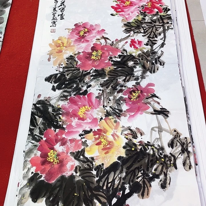 国画张圣敏先生纯手绘作品