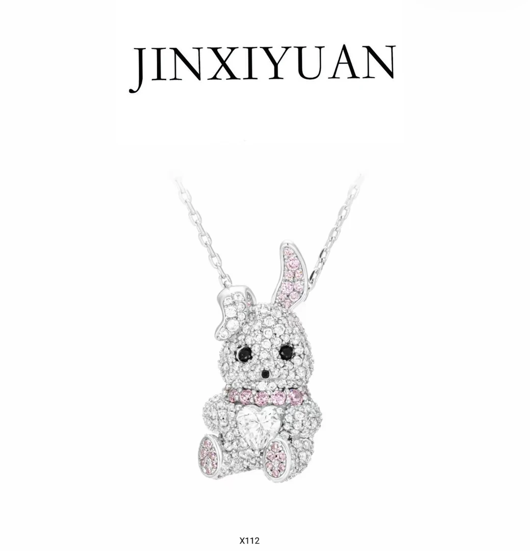 铜合金项链 JINXIYUAN/瑾熙媛 叛逆千金风甜蜜兔兔轻奢X112