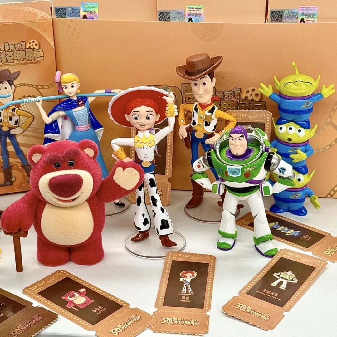 TOPTOY正版玩具总动员30周年经典角色系列盲盒摆件手办潮玩礼物
