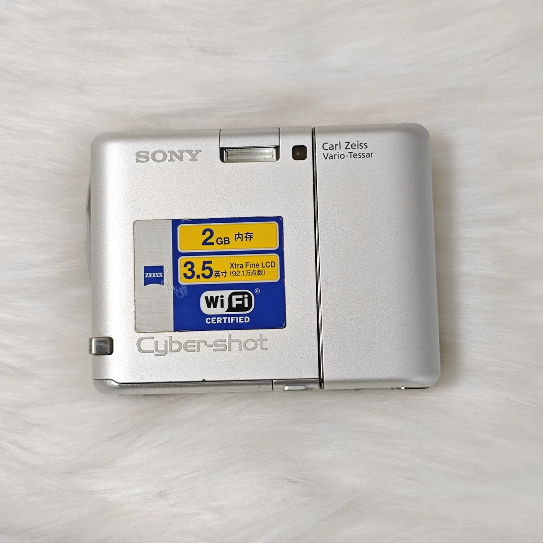 9新 Sony/索尼 g1 大屏 滑盖 出片复古冷白皮 电池卡扣瑕疵