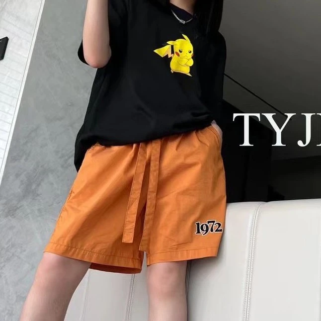 天依角速干裤短裤中性款98333休闲裤夏季百搭时尚简约韩版潮流