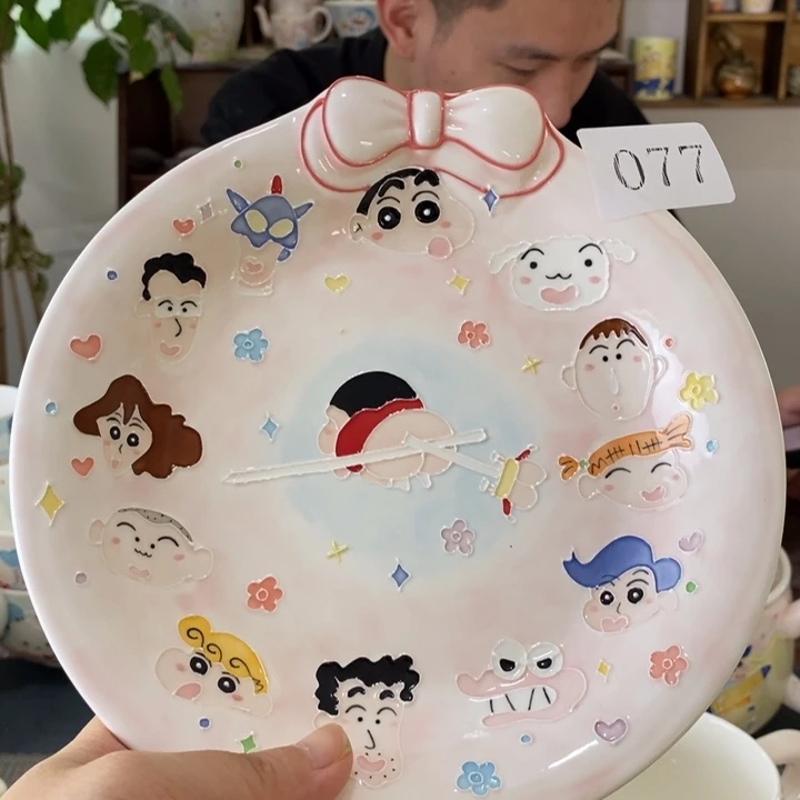 瓷片景德镇釉下彩手绘