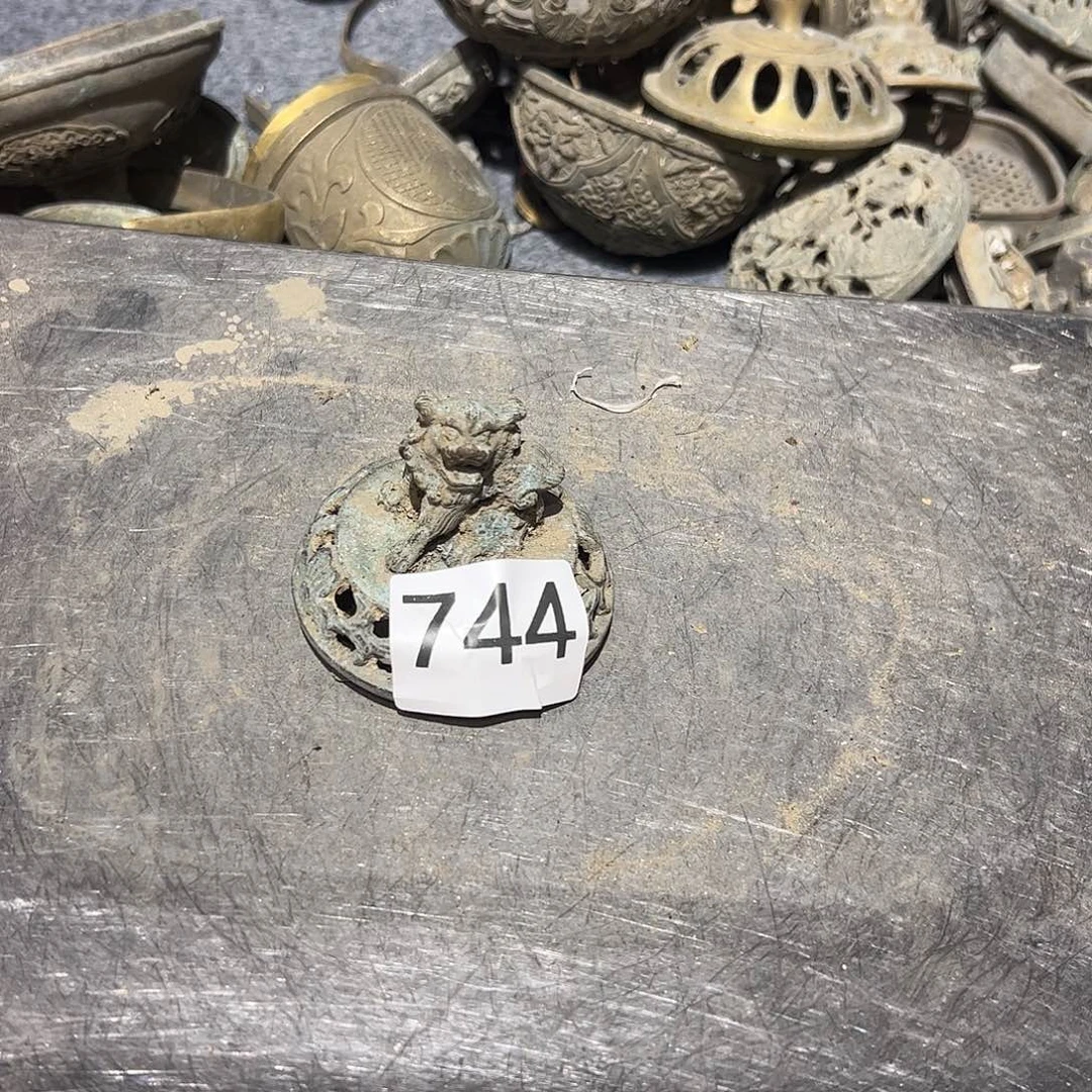 茶***道微瑕疵黄铜摆件工艺品