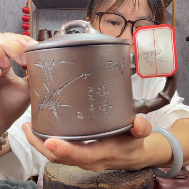 茶杯紫砂原矿紫砂杯