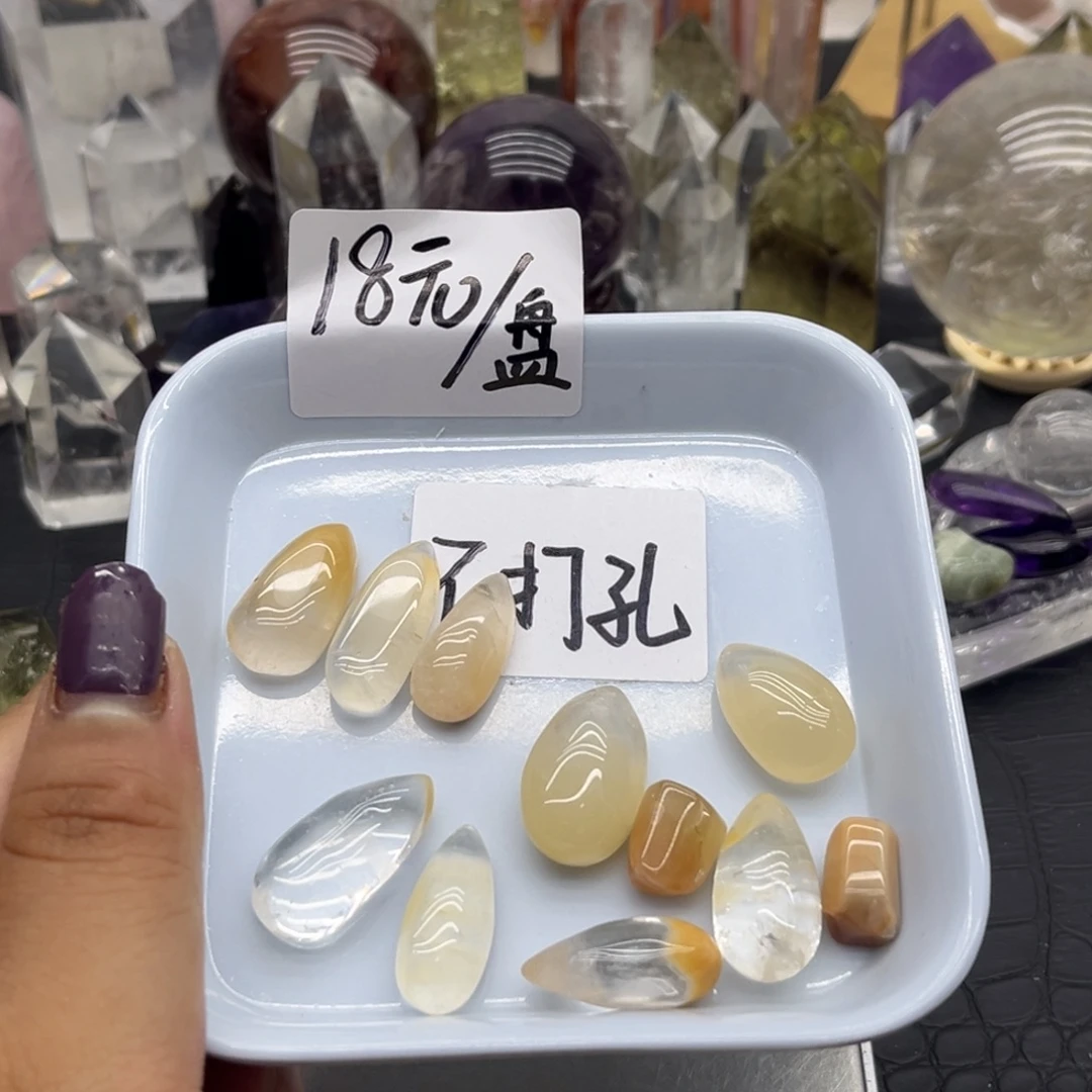 水***袋未镶嵌珠宝半成品水晶43