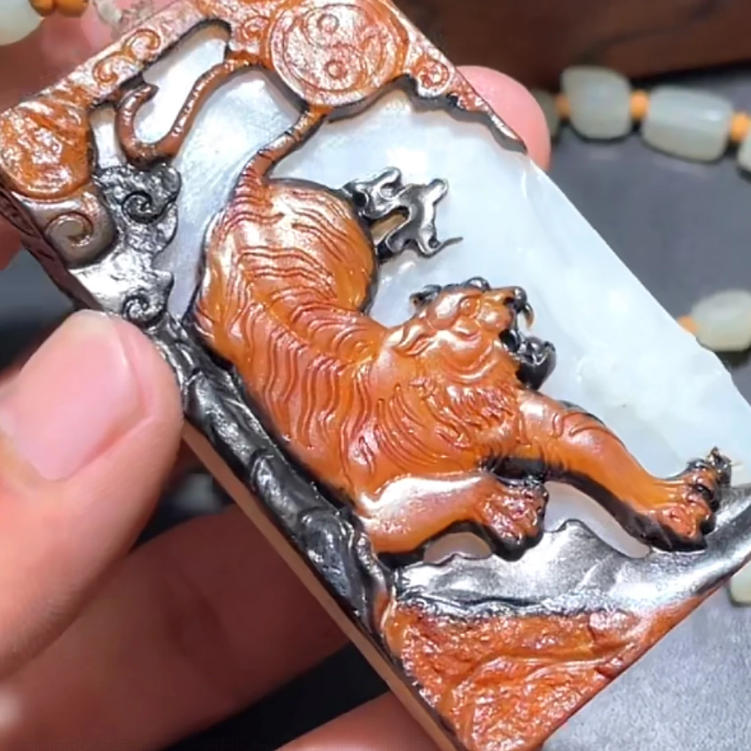 和田玉玉石挂件 d1219拍一发一