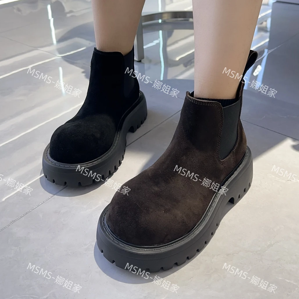 玛莎玛索7910-5早秋款马丁靴