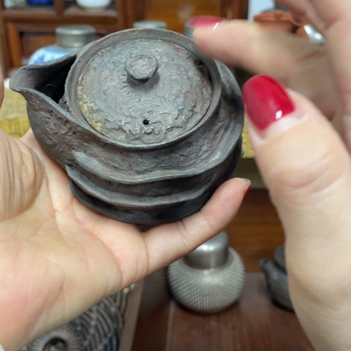 兵***卒陶中古工艺品摆件