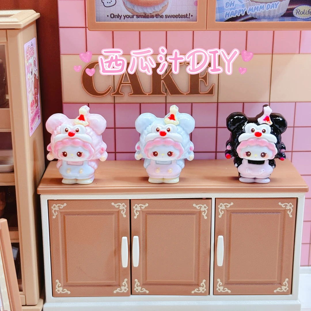 【西瓜定制--米奇pianno小羊】立体diy树脂饰品可爱小配件