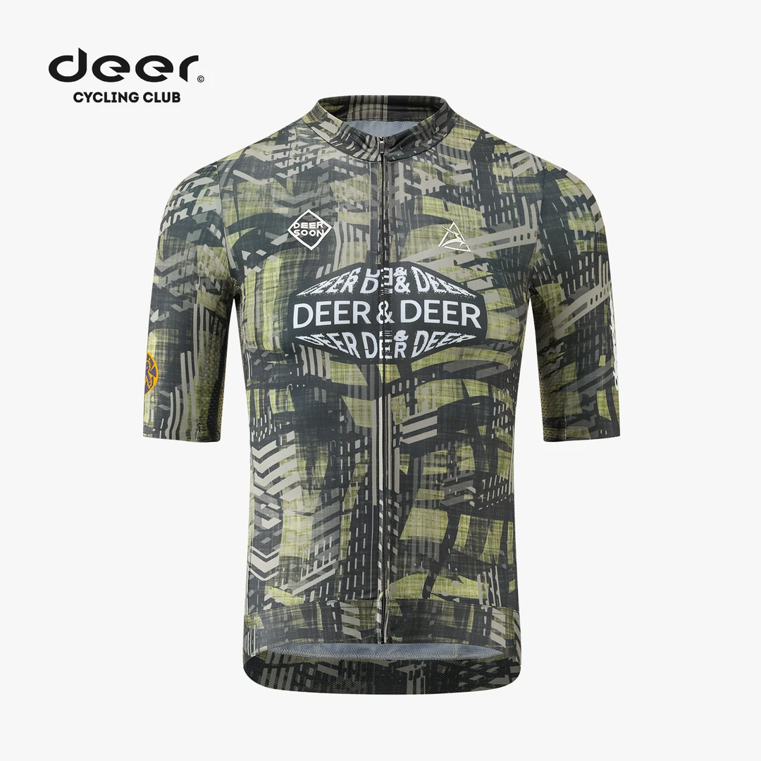 【上新赛博绿】deer小鹿男女春夏高端骑行服公路自行车梭织吸湿排汗