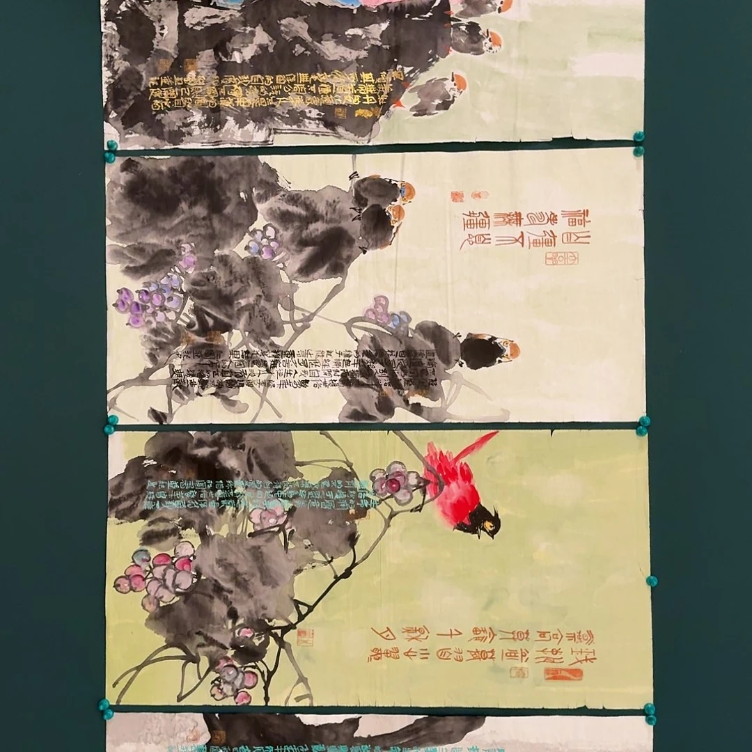 国画邹老师的作品