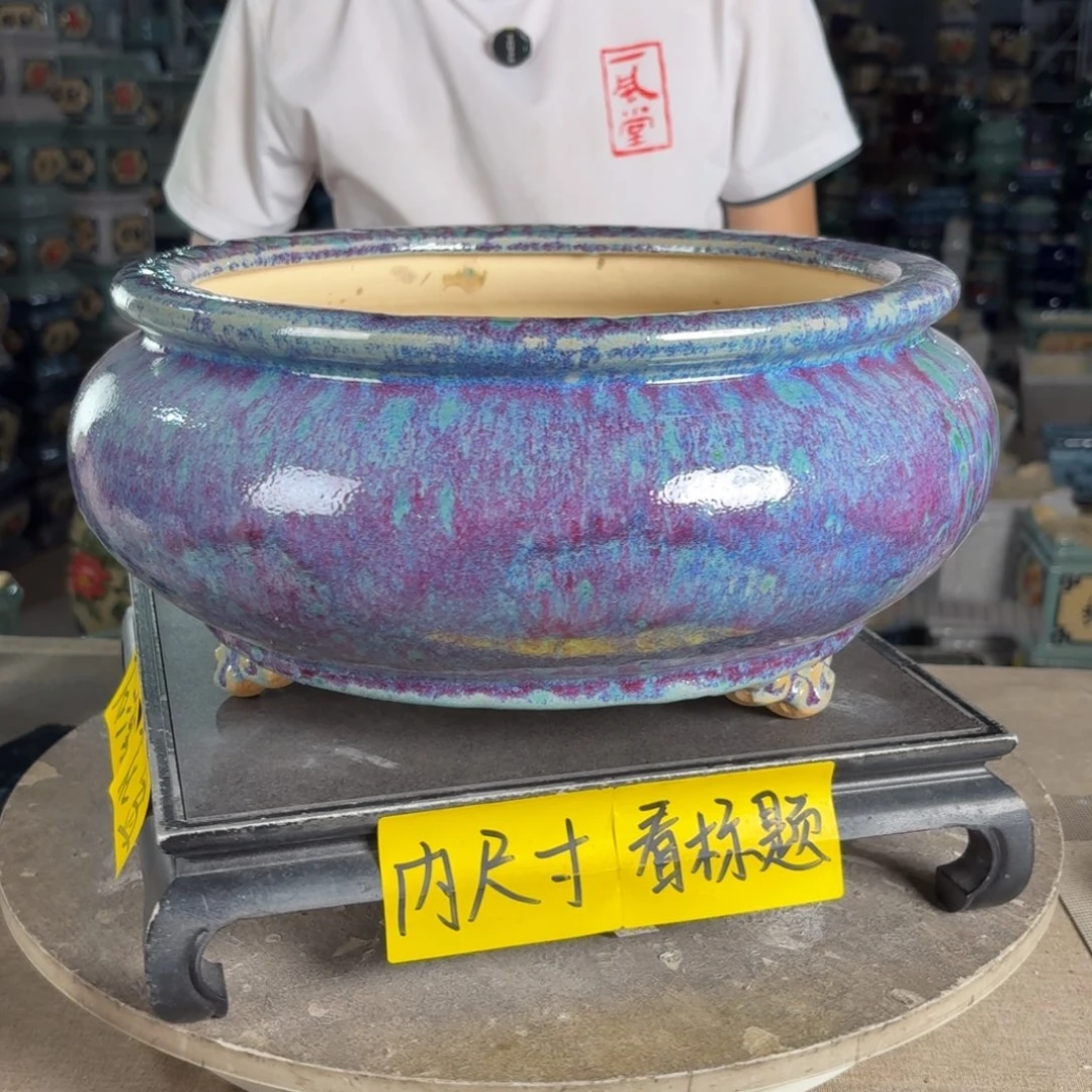 一风堂石湾花盆 内26*11