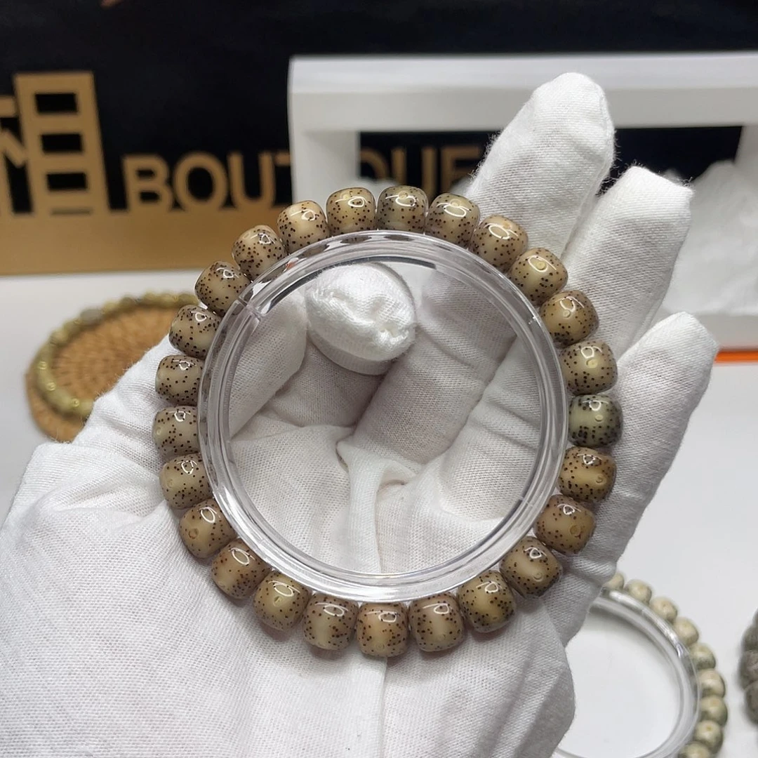 星月菩提吊坠36。9/8粉冰通体留白牛毛星