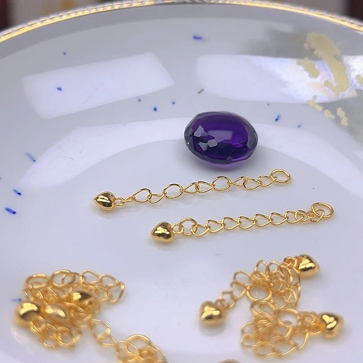 颈饰银S925镶嵌紫晶紫晶925镶嵌25