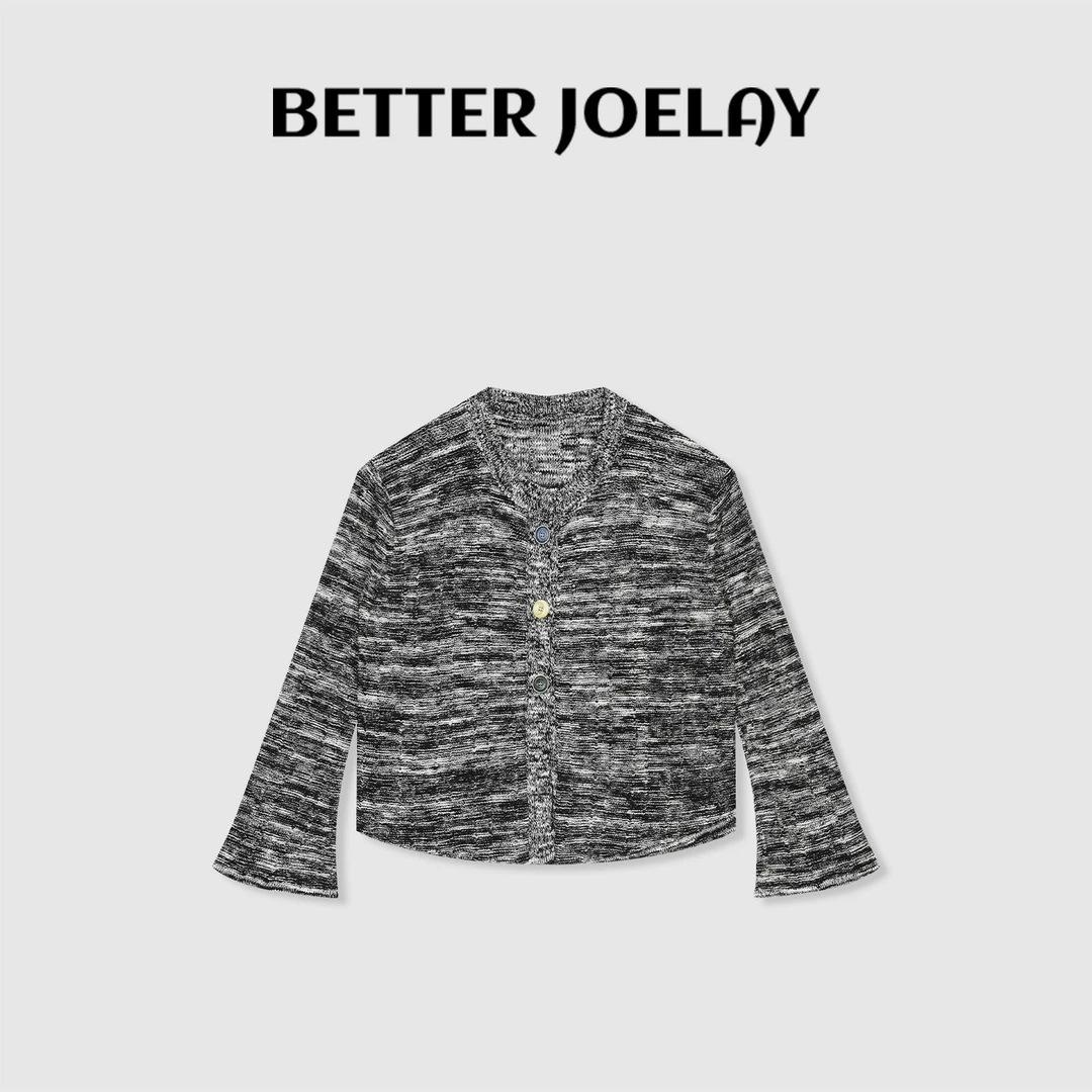 BETTER JOELAY-【杂色针织】高级感时尚百搭长袖针织衫LL5955