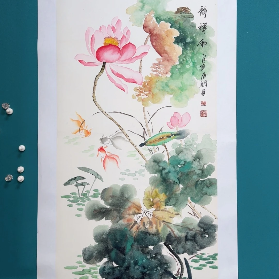 国画国画作品山水花鸟