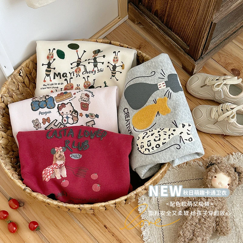 【米恩妈专属】2025新款韩版秋装女童卫衣HS63115