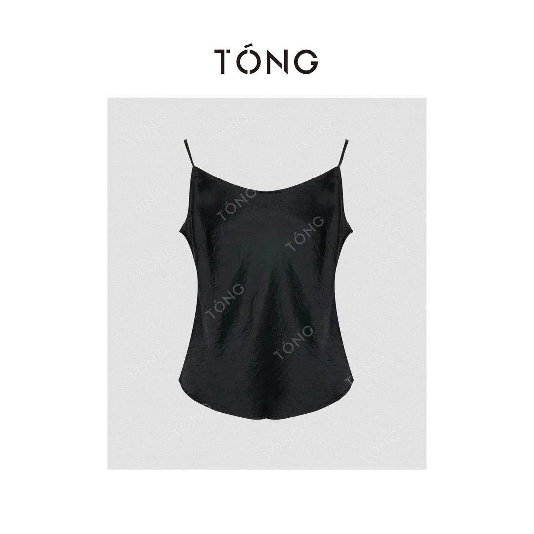 【湖光山色】进口醋酸法式性感神仙小内搭吊带背心 GB0021