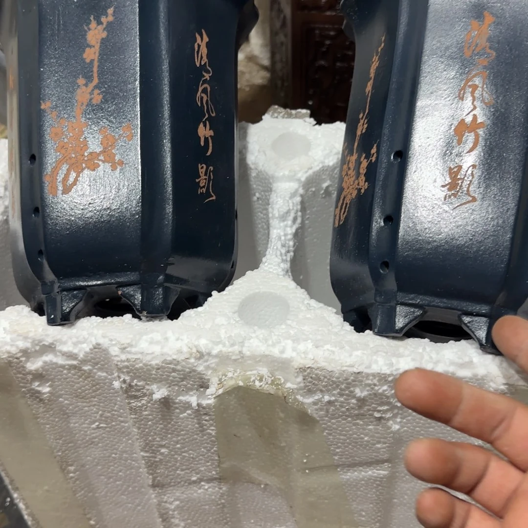 紫砂花盆瑕疵也是一