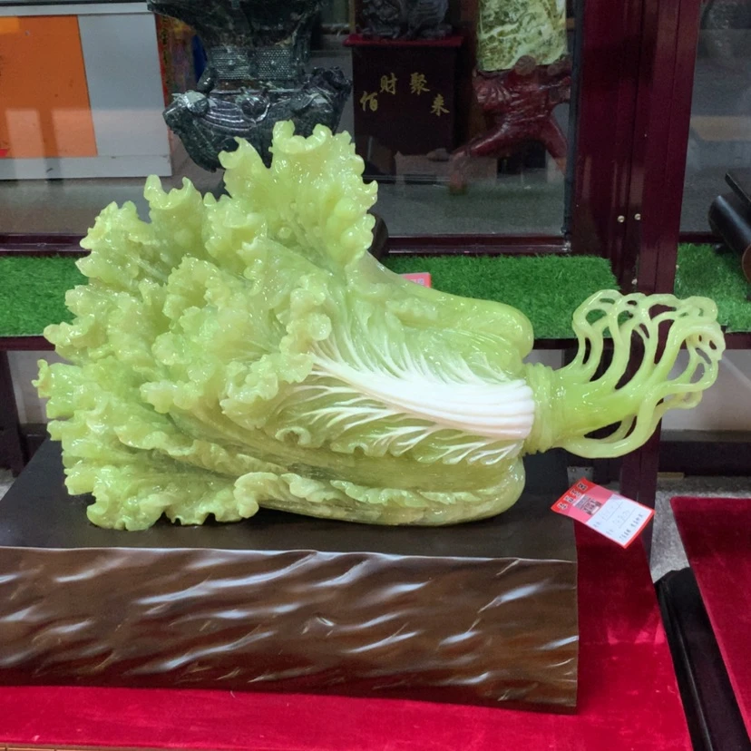 【闪购商品】未镶嵌蛇纹石玉摆件覆膜