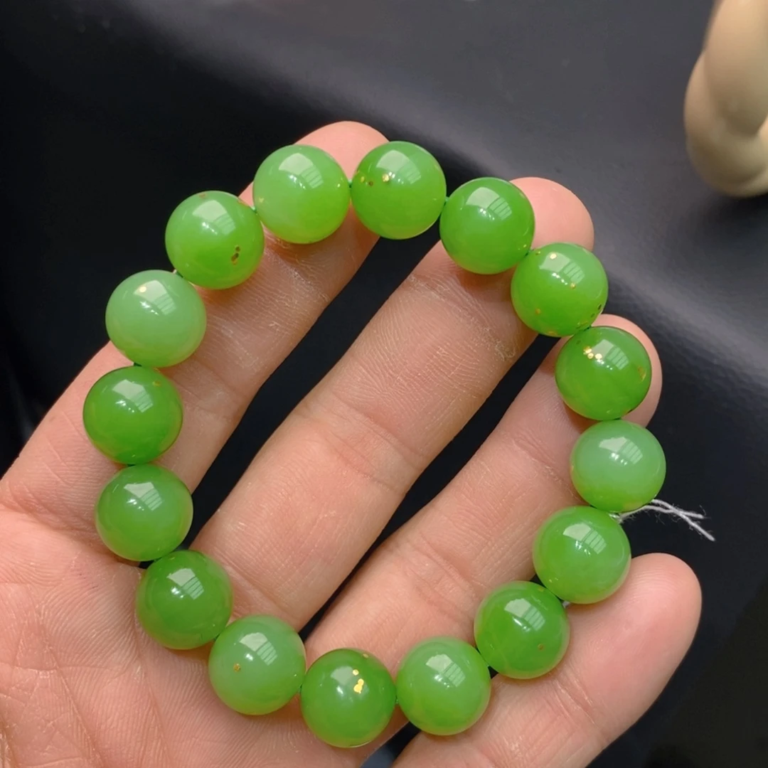 和田玉（碧玉）手链未镶嵌?****?