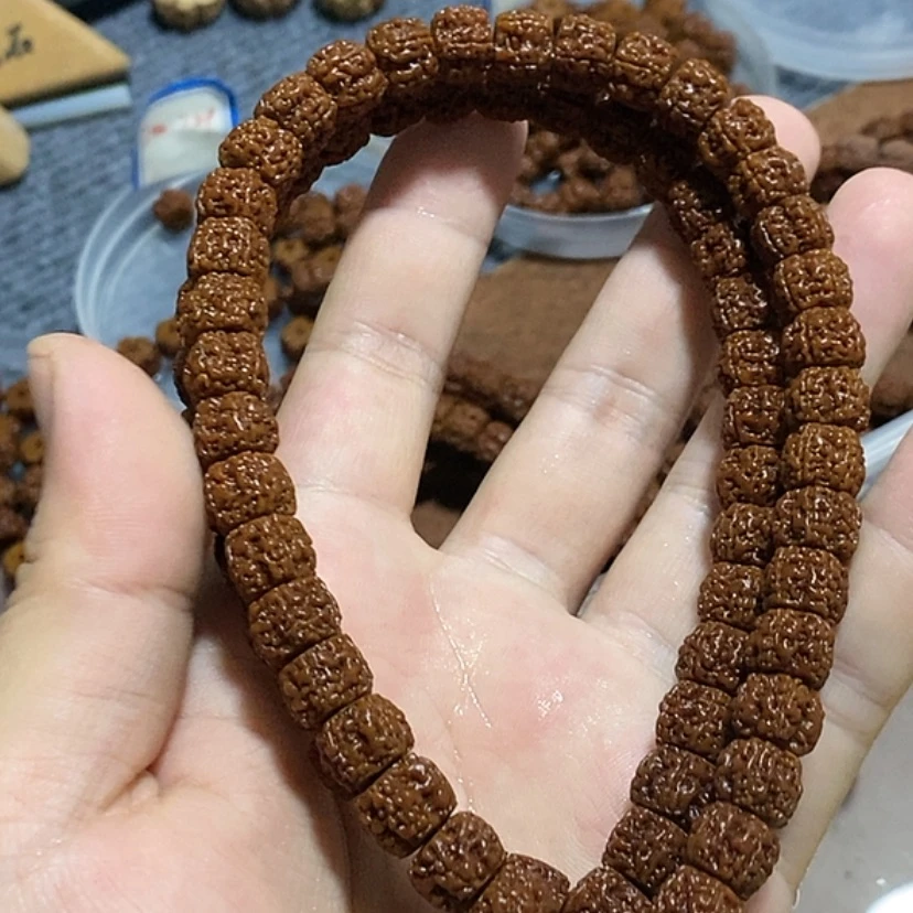 【闪购商品】金刚菩提把件磨****爸手持两条