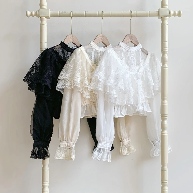 【情诗】withpuji原创设计Lolita上衣cla系三色百搭内搭