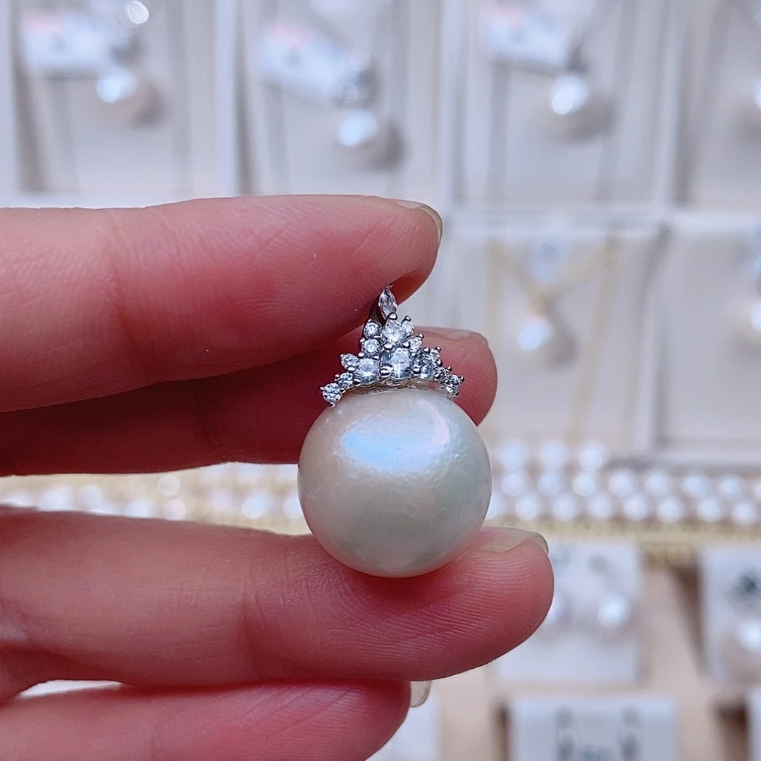 未镶嵌吊坠淡水珍珠