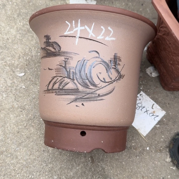 紫砂花盆特价清仓