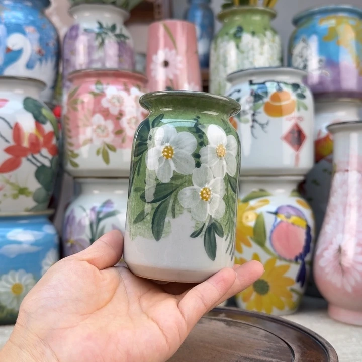 花瓶景德镇手绘花瓶