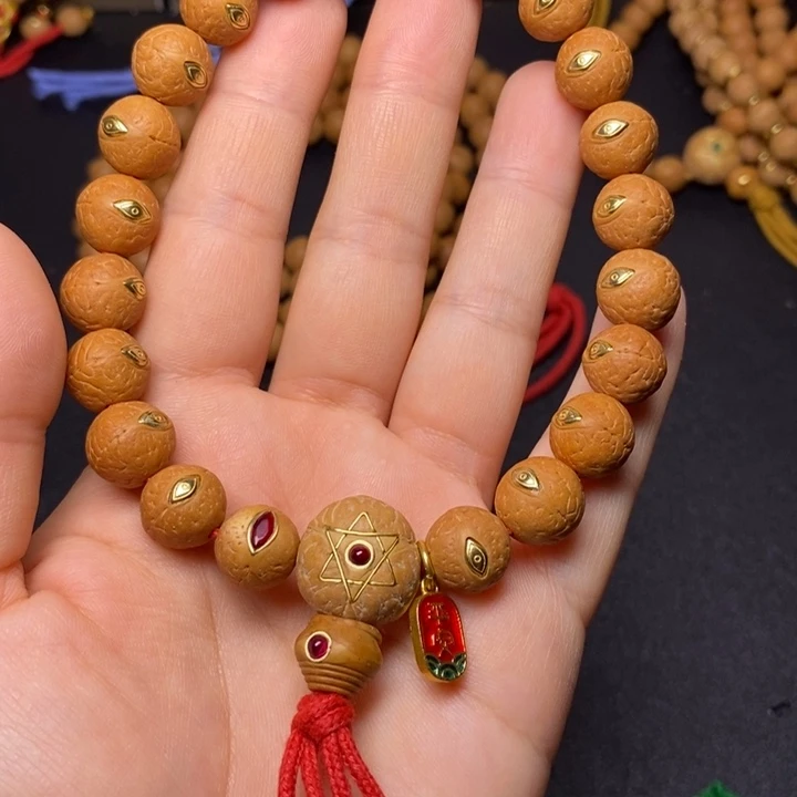 手串凤眼菩提铜眼12+手串