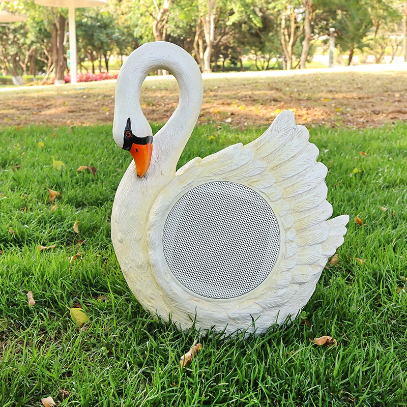 新太阳能户外蓝牙音响酒店民宿花园别墅室外草坪装饰防水插卡音箱