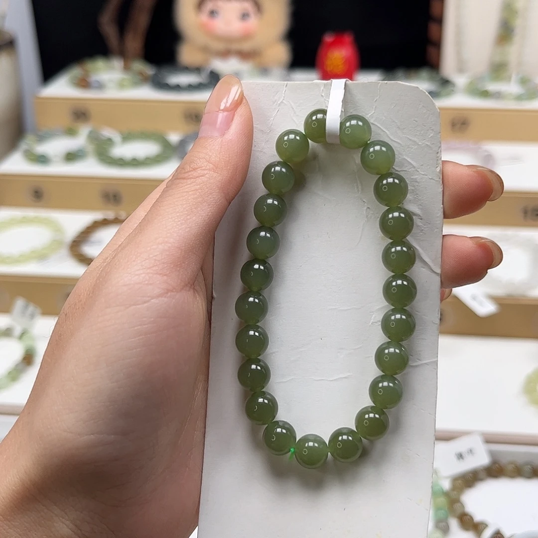 林***木和田玉未镶嵌手链