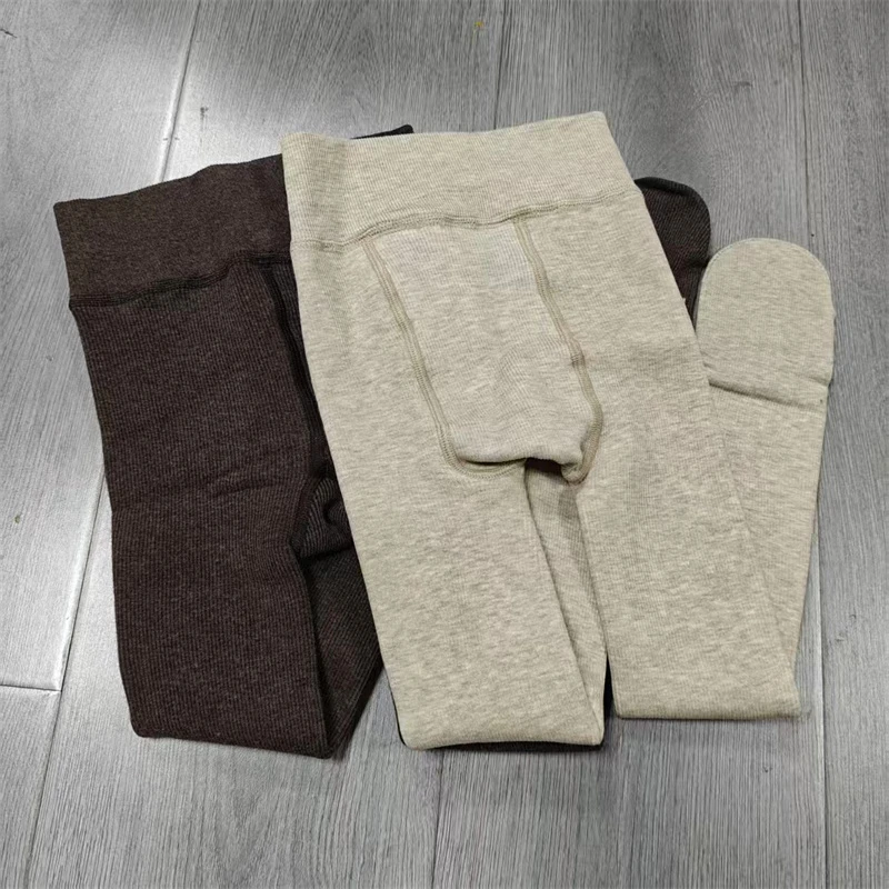 1105女童时尚休闲加绒连脚打底裤-1688