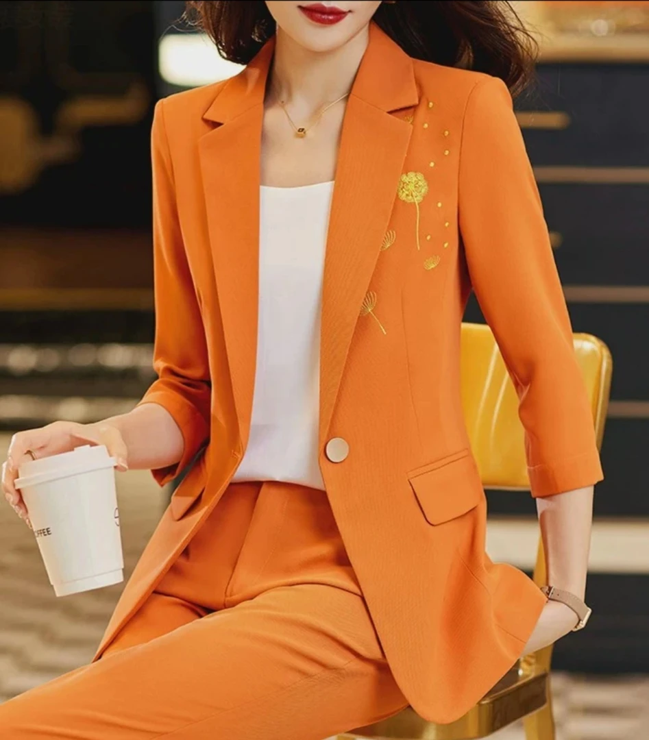 C区2319设计西装外套女春夏新款洋气气质女神范减龄职业装