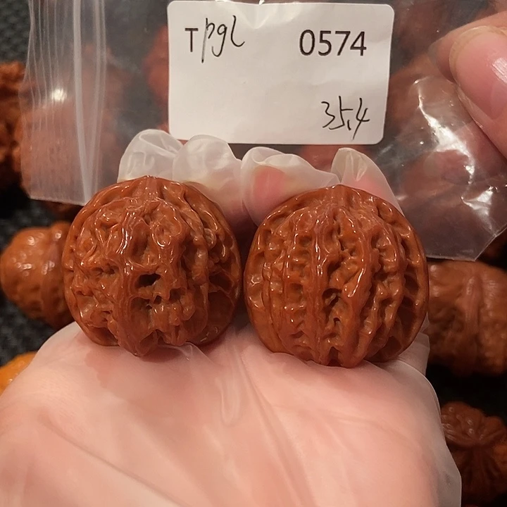 吊坠文玩核桃苹果园35