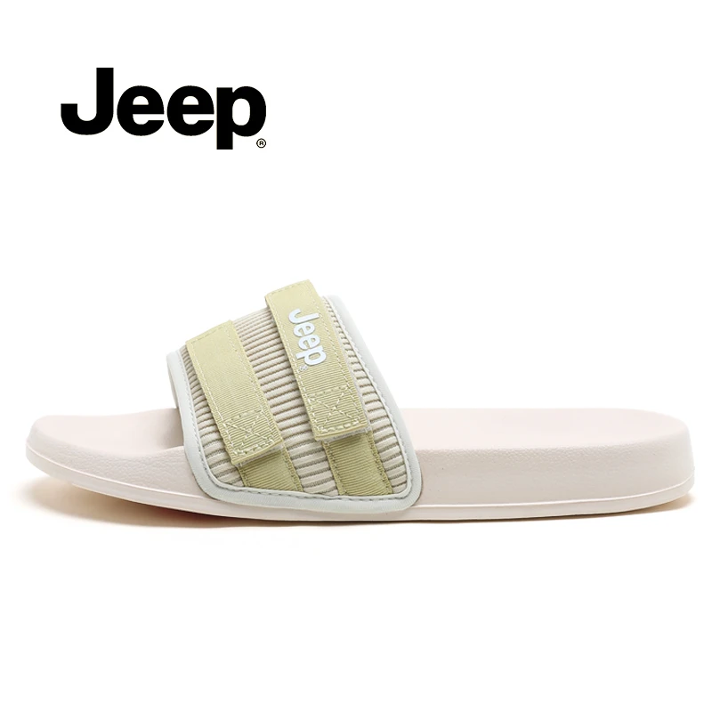 Jeep/吉普男女同款拖鞋防滑休闲一字拖防滑EVA凉拖鞋百搭轻便外穿