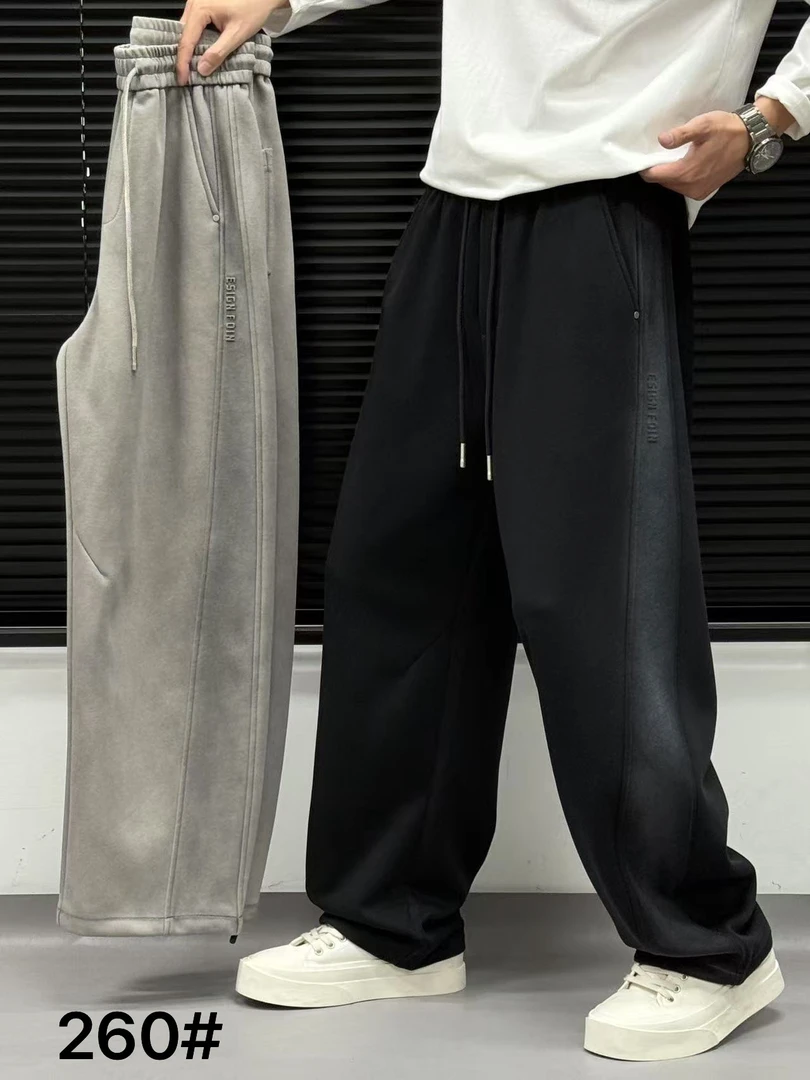 CF-2025楚凡男士秋冬新款水洗休闲裤直筒裤长裤加厚260