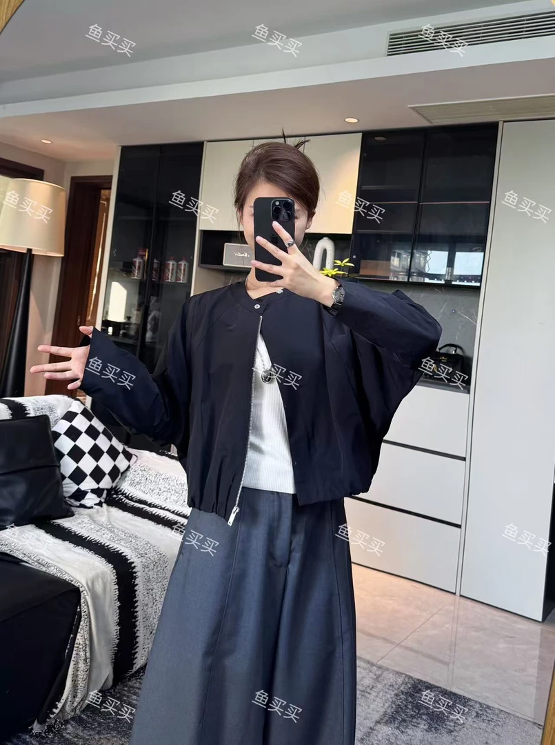 韩系复古气质休闲工装短外套女2025秋季新款设计感小众夹克上衣