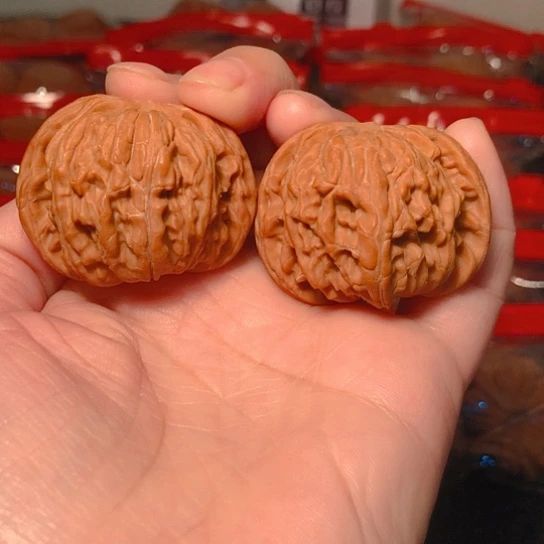 文玩核桃把件磨盘41