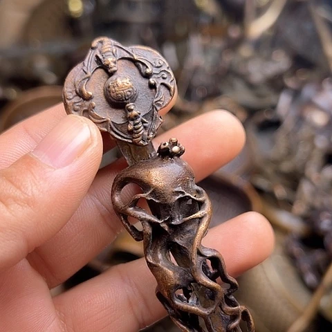 铜制文玩把玩物件