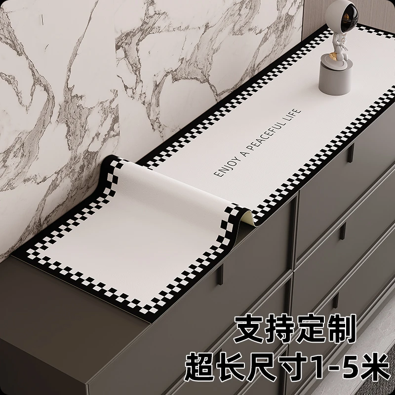 防水桌布防油茶几垫免洗防烫方形电视柜防划餐边柜台面垫桌垫防水