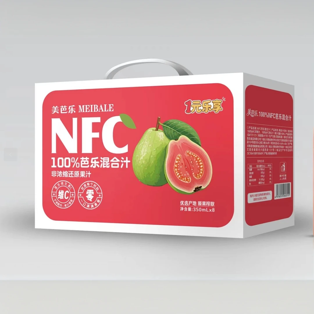 美芭乐芭乐混合果汁350ml1*8瓶（礼盒版）