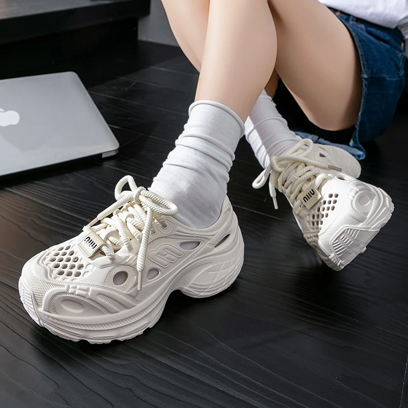 新款户内外eva情侣时尚潮流运动洞洞鞋6650