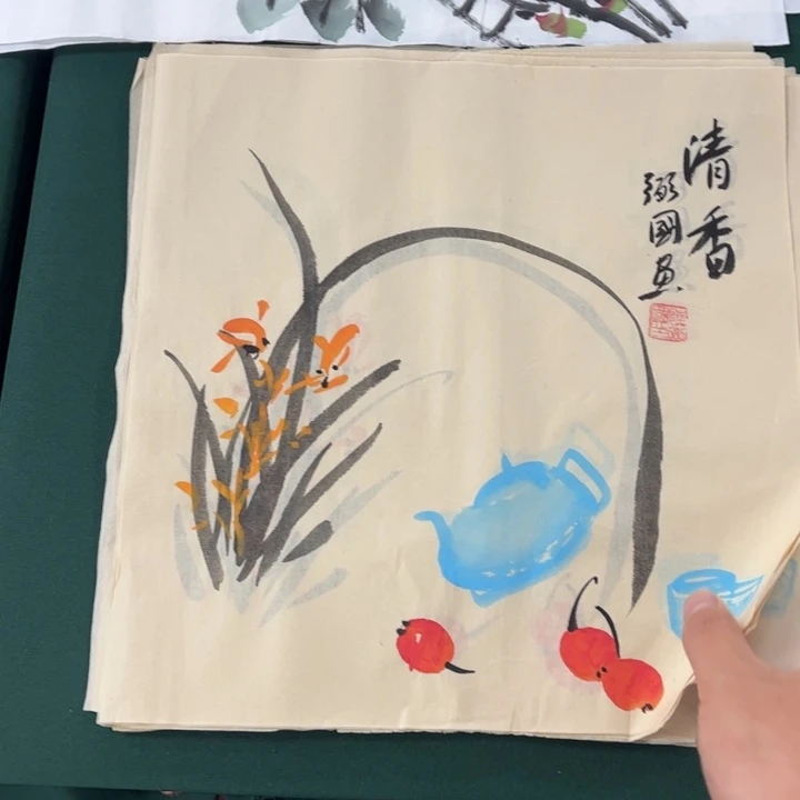 国画宣纸国画作品纯手绘