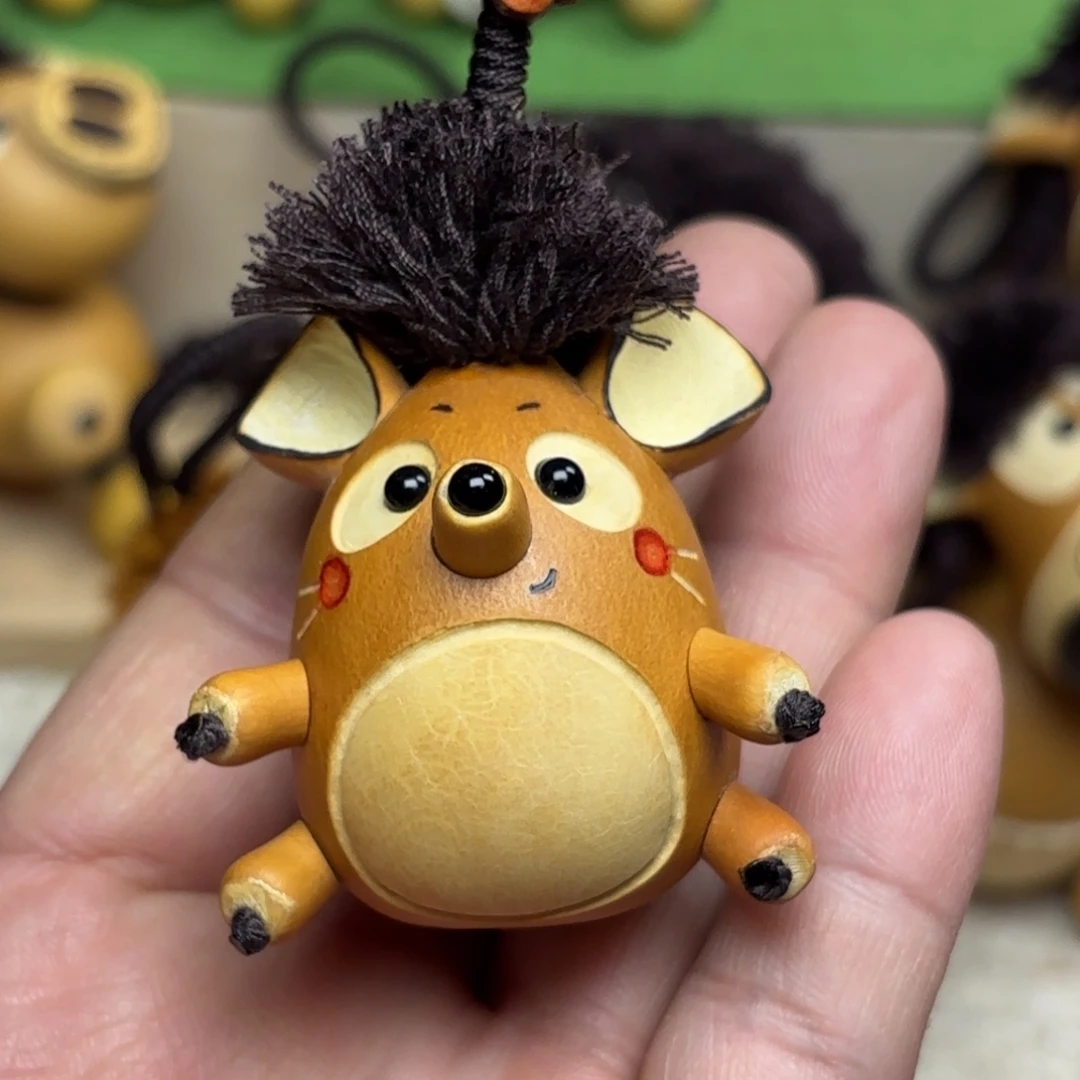 葫芦手工小老鼠挂件