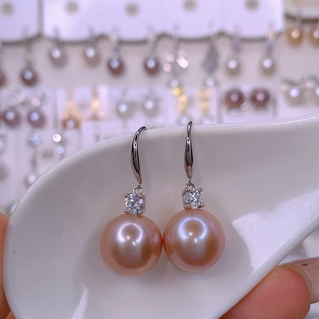 可***9颈饰银S925镶嵌淡水珍珠