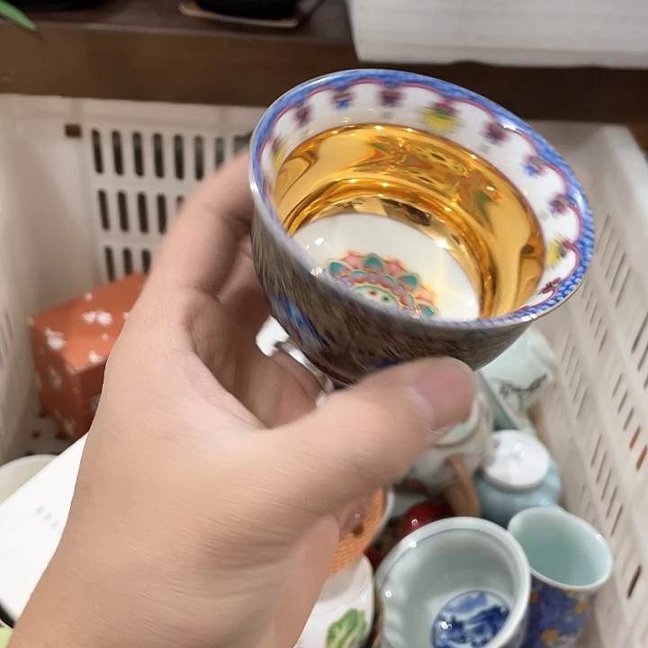 陶瓷茶具全部清清完回家过年